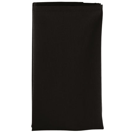 Khăn ăn đen bằng vải pha 65/35 polyester/cotton Intedge 46 cm x 46 cm - Gói 12 cái
