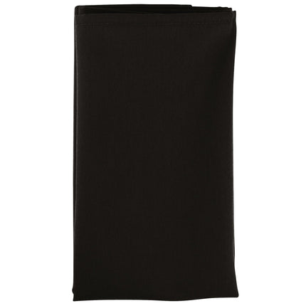 Khăn ăn đen bằng polyester 100% Intedge 46 cm x 46 cm - Gói 12 cái