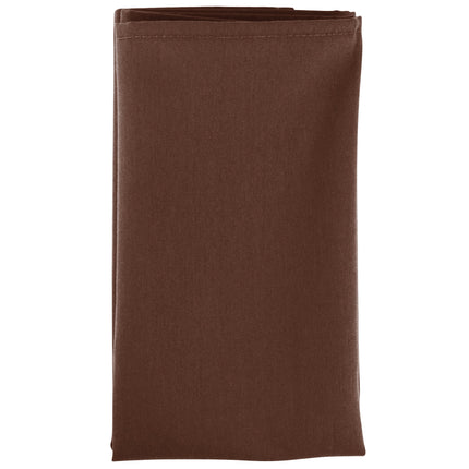 Khăn ăn nâu bằng vải pha 65/35 polyester/cotton Intedge 51 cm x 51 cm - Gói 12 cái