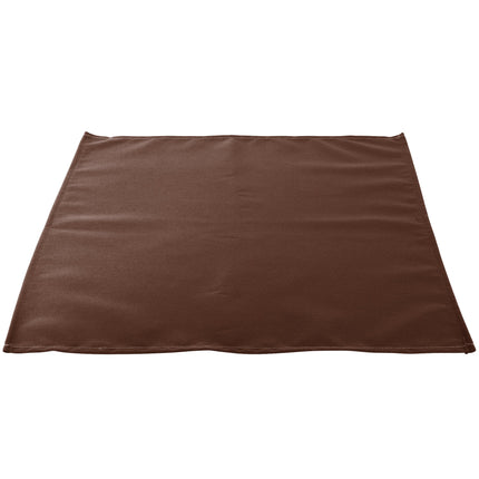 Khăn ăn nâu bằng vải pha 65/35 polyester/cotton Intedge 56 cm x 56 cm - Gói 12 cái