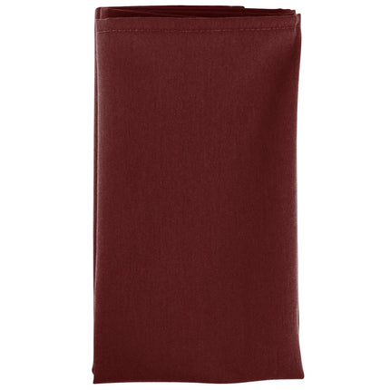 Khăn ăn đỏ booc-đô bằng vải pha 65/35 polyester/cotton Intedge 51 cm x 51 cm - Gói 12 cái