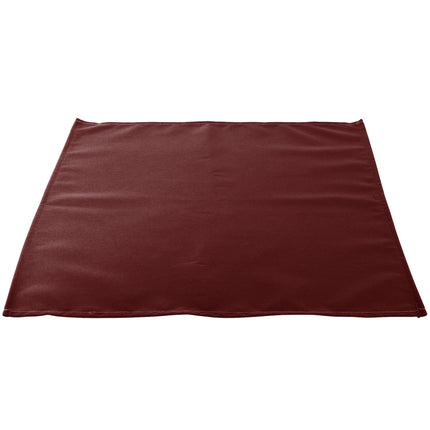 Khăn ăn đỏ booc-đô bằng polyester 100% Intedge 46 cm x 46 cm - Gói 12 cái
