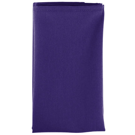 Khăn ăn tím bằng vải pha 65/35 polyester/cotton Intedge 46 cm x 46 cm - Gói 12 cái