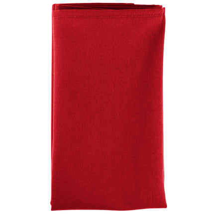 Khăn ăn đỏ bằng vải pha 65/35 polyester/cotton Intedge 46 cm x 46 cm - Gói 12 cái