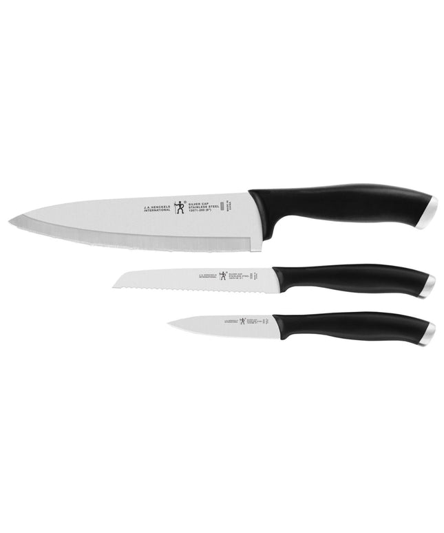 Bộ Dao Henckels 1013699 3 Món Thép Không Gỉ Cán Nhựa Đen