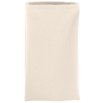 Khăn ăn trắng ngà bằng polyester 100% Intedge 46 cm x 46 cm - Gói 12 cái