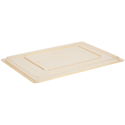 Nắp phẳng cho hộp đựng thực phẩm nhựa polycarbonate Cambro Camwear 1826CCW464 66 x 46 cm màu vàng