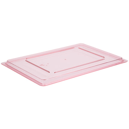 Nắp phẳng cho hộp đựng thực phẩm nhựa polycarbonate Cambro Camwear 1826CCW467 66 x 46 cm màu đỏ