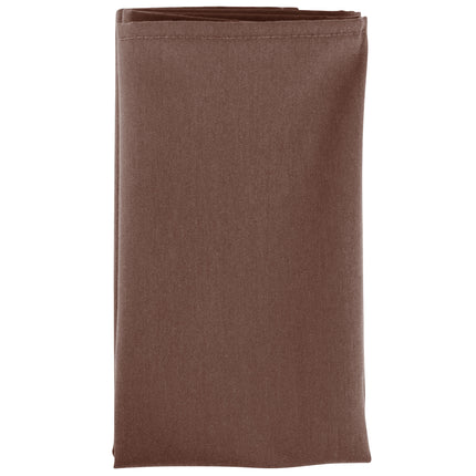 Khăn ăn nâu bằng polyester 100% Intedge 46 cm x 46 cm - Gói 12 cái