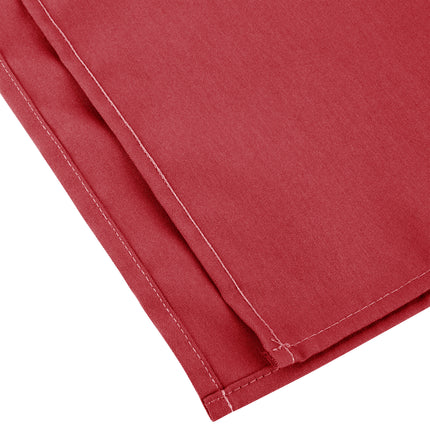Khăn ăn đỏ bằng polyester 100% Intedge 51 cm x 51 cm - Gói 12 cái