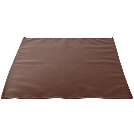 Khăn ăn nâu bằng polyester 100% Intedge 56 cm x 56 cm - Gói 12 cái