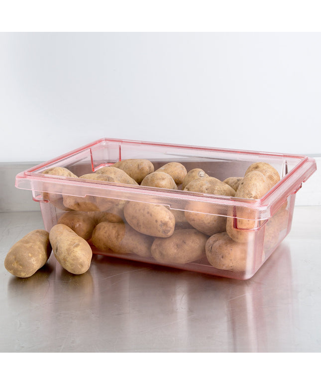 Hộp đựng thực phẩm nhựa polycarbonate Cambro Camwear 12186CW 46 x 30 x 15 cm màu đỏ