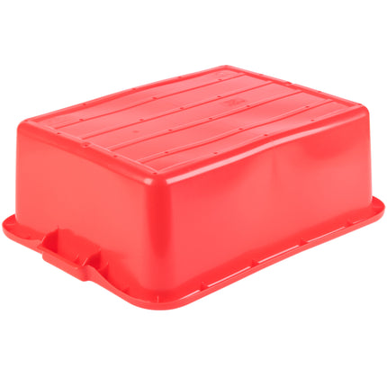 Bộ hộp đựng thực phẩm kèm khay thoát nước và nắp màu đỏ Vollrath Traex® Color-Mate™ 1507-C02 50,8 x 38,1 x 20,3 cm - Bộ