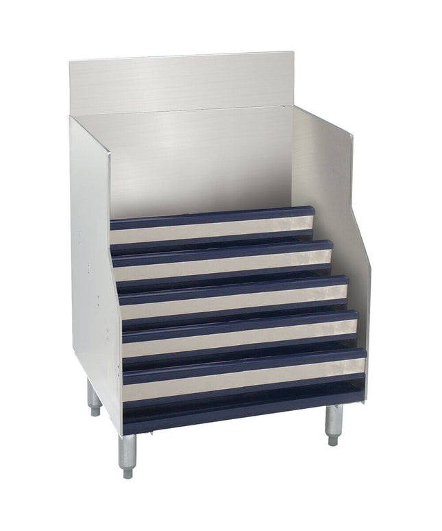 Tủ trưng bày rượu năm tầng bằng thép không gỉ Advance Tabco PRLR-30 Prestige Series 76 cm - Sâu 64 cm