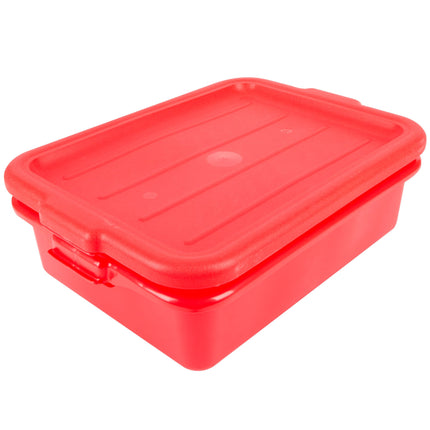 Bộ hộp đựng thực phẩm kèm khay thoát nước và nắp màu đỏ Vollrath Traex® Color-Mate™ 1501-C02 50,8 x 38,1 x 15,2 cm - Bộ