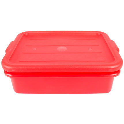 Bộ hộp đựng thực phẩm kèm khay thoát nước và nắp màu đỏ Vollrath Traex® Color-Mate™ 1501-C02 50,8 x 38,1 x 15,2 cm - Bộ