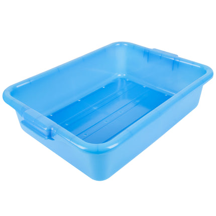 Bộ hộp đựng thực phẩm kèm khay thoát nước và nắp màu xanh dương Vollrath Traex® Color-Mate™ 1501-C04 50,8 x 38,1 x 12,7 