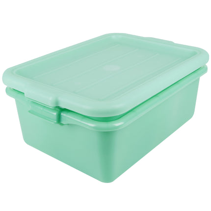 Bộ hộp đựng thực phẩm kèm khay thoát nước và nắp màu xanh lá Vollrath Traex® Color-Mate™ 1505-C19 50,8 x 38,1 x 20,3 cm 