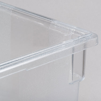 Hộp đựng thực phẩm nhựa polycarbonate trong suốt Rubbermaid FG330100CLR - 66 x 46 x 38 cm