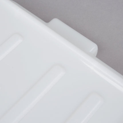 Nắp hộp đựng thực phẩm màu trắng Vollrath Traex® Color-Mate™ 1500-C05 50,8 x 38,1 x 5,1 cm
