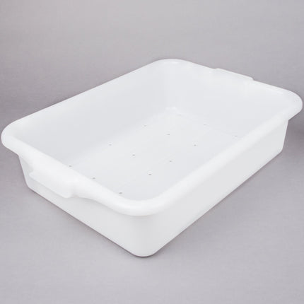 Bộ hộp đựng thực phẩm kèm khay thoát nước và nắp màu trắng Vollrath Traex® Color-Mate™ 1501-C05 50,8 x 38,1 x 15,2 cm - 