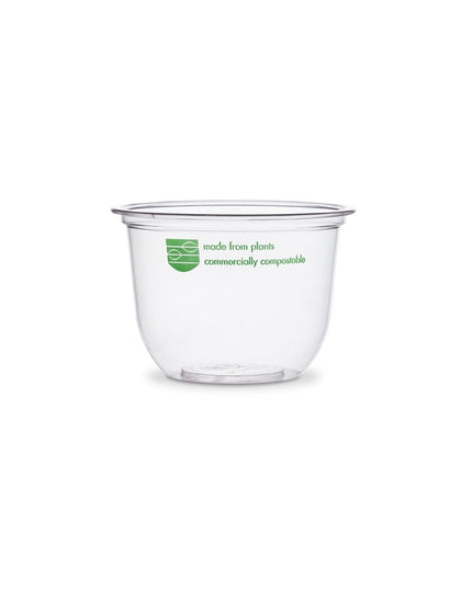 Hộp Đựng Thực Phẩm Vegware BEL-10 296 ml PLA Trong Suốt