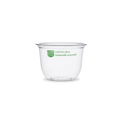 Hộp Đựng Thực Phẩm Vegware BEL-10 296 ml PLA Trong Suốt