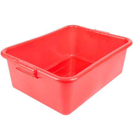 Hộp đựng thực phẩm / khay bàn dọn nhựa polypropylene Vollrath 1527-C02 Traex Color-Mate màu đỏ - 51 x 38 x 18 cm
