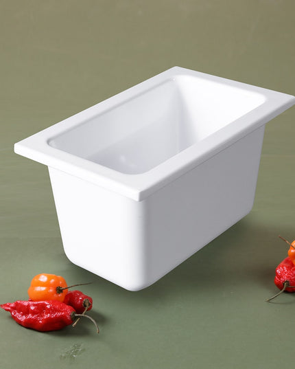 Khay Đựng Thực Phẩm Elite Global Solutions B1974-W Kích Thước 1/9 Sâu 9.5 cm