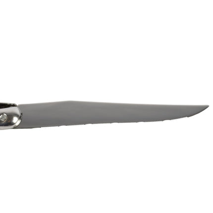 Dao Steak Laguiole 5392S057 22.9 cm Răng Cưa Cán Nhựa Cong Đen Thép Không Gỉ
