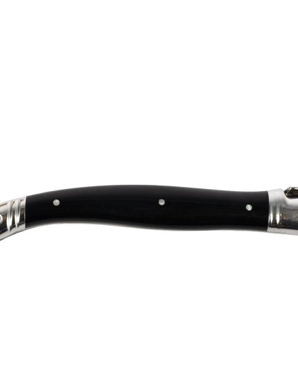Dao Steak Laguiole 5392S057 22.9 cm Răng Cưa Cán Nhựa Cong Đen Thép Không Gỉ