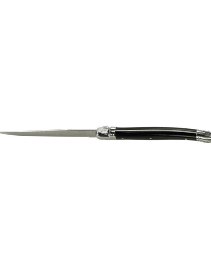 Dao Steak Laguiole 5392S077 22.9 cm Cán Nhựa Cong Màu Đen Thép Không Gỉ