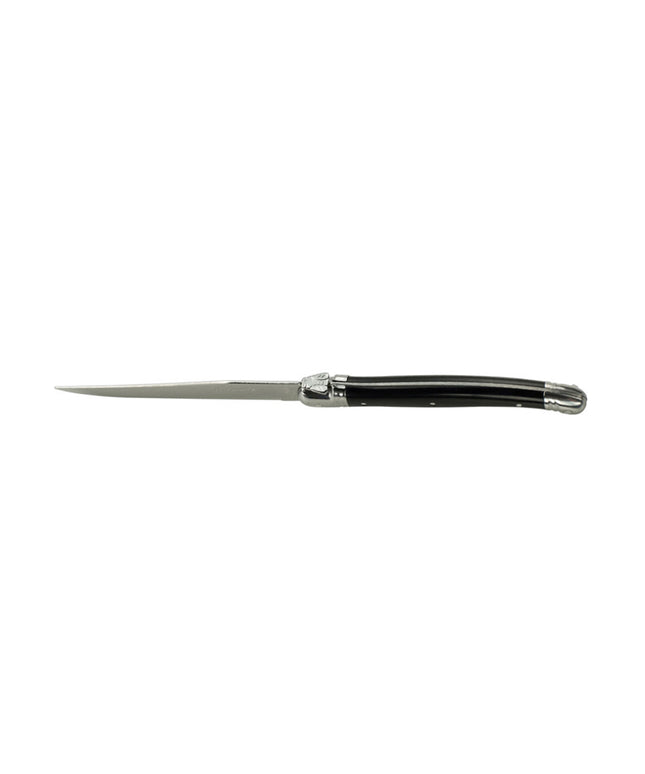 Dao Steak Laguiole 5392S077 22.9 cm Cán Nhựa Cong Màu Đen Thép Không Gỉ
