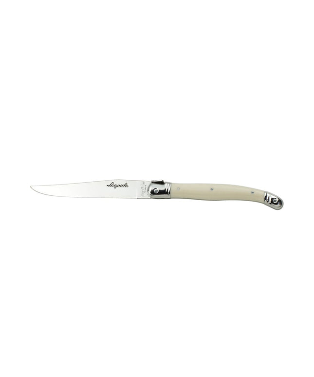 Dao Steak Laguiole 5393S077 22.9 cm Cán Nhựa Màu Ngà Thép Không Gỉ