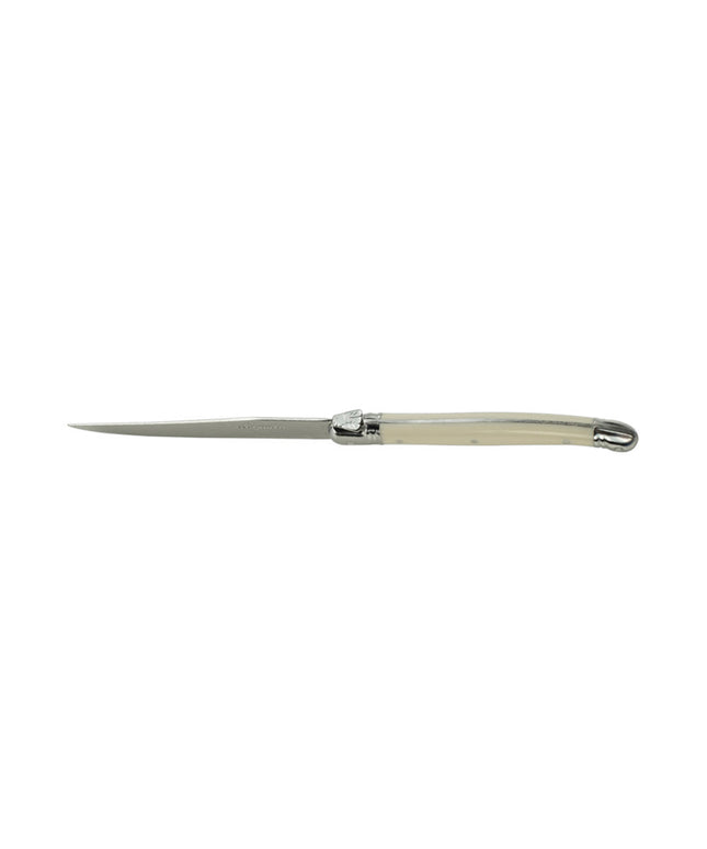 Dao Steak Laguiole 5393S077 22.9 cm Cán Nhựa Màu Ngà Thép Không Gỉ