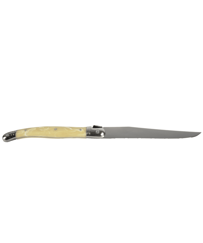 Dao Cắt Bít Tết Răng Cưa Laguiole 22.9 cm Sừng Tay Cầm Nhựa Thép Không Gỉ 5394S057