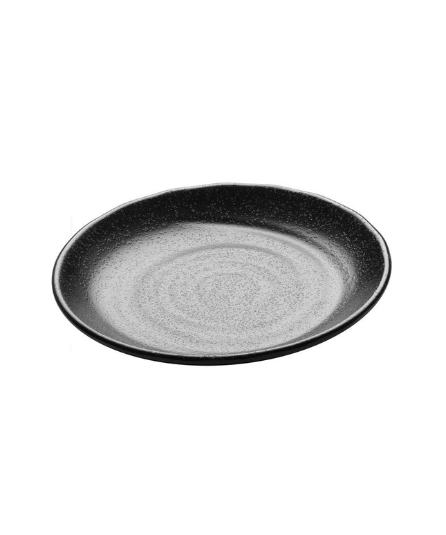 Đĩa tròn melamine Elite Global Solutions Zen JW7007 màu đen 20 cm - Thùng 6 cái