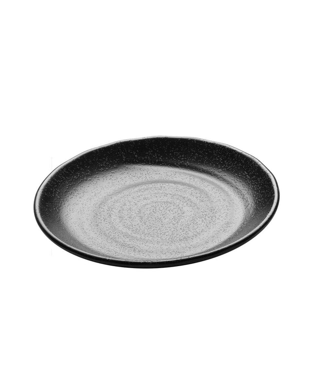 Đĩa tròn melamine Elite Global Solutions JW7010 Zen đen 25,7 cm - Thùng 6 cái