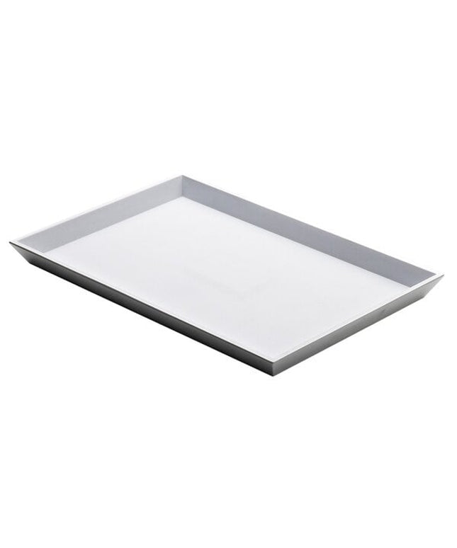 Khay chữ nhật melamine trắng Elite Global Solutions JW5216 Zen 40 x 26 cm - Thùng 6 cái