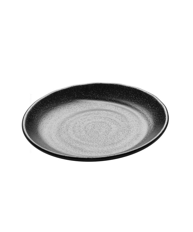 Đĩa tròn melamine Elite Global Solutions JW7008 Zen đen 21,6 cm - Thùng 6 cái