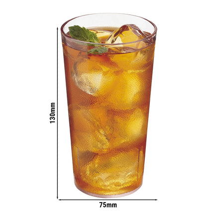 (72 pieces) CAMBRO | Plastic Tumbler Colorware – 373 ml – Clear – Stackable – SAN Plastic