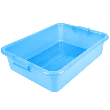 Bộ hộp đựng thực phẩm kèm khay thoát nước và nắp màu xanh dương Vollrath Traex® Color-Mate™ 1551-C04 57,1 x 39,7 x 19,1 