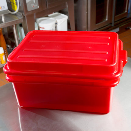 Nắp hộp đựng thực phẩm màu đỏ Vollrath Traex® Color-Mate™ 1500-C02 50,8 x 38,1 x 5,1 cm