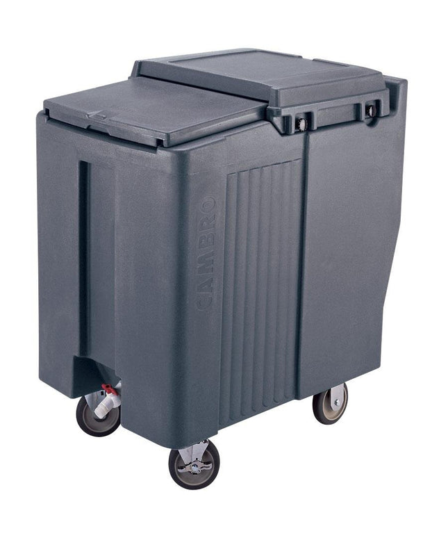 Thùng đá di động nắp trượt màu xanh đá phiến Cambro ICS175T401 SlidingLid 79 kg - Mẫu cao