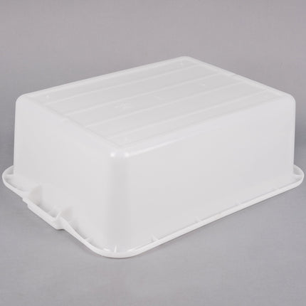 Bộ hộp đựng thực phẩm kèm khay thoát nước và nắp màu trắng Vollrath Traex® Color-Mate™ 1507-C05 50,8 x 38,1 x 20,3 cm - 