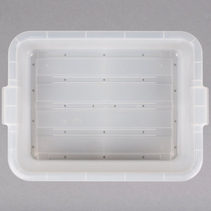 Khay thoát nước màu trong suốt Vollrath Traex® Color-Mate™ 1511-C13 50,8 x 38,1 x 12,7 cm
