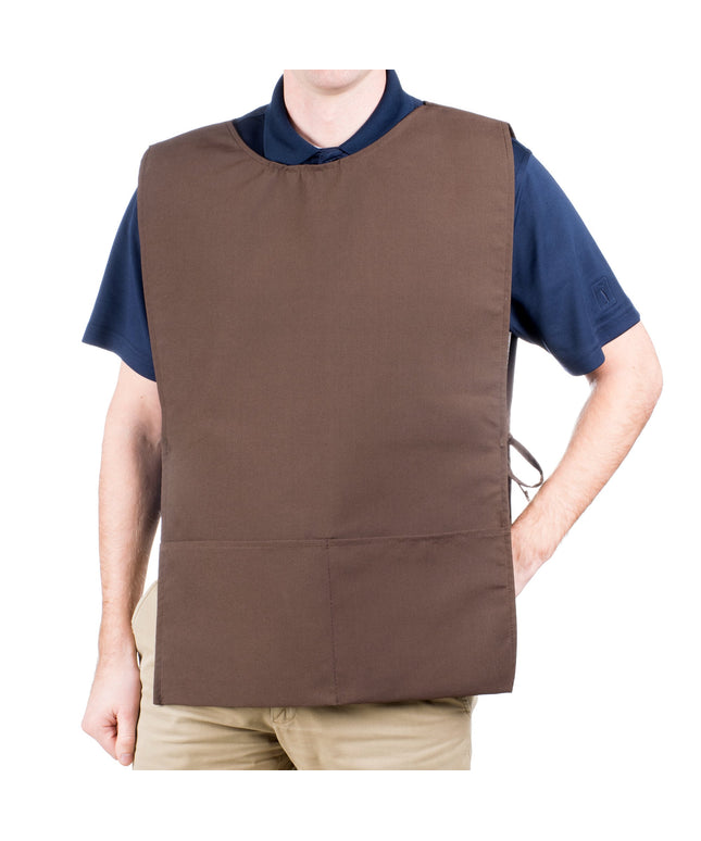 Tạp dề cobbler poly-cotton màu nâu Intedge 73,7 x 44,5 cm
