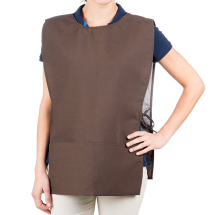Tạp dề cobbler poly-cotton màu nâu Intedge 73,7 x 44,5 cm