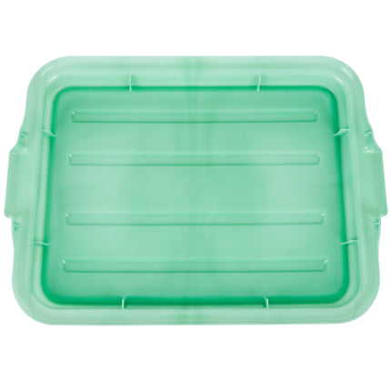 Nắp hộp đựng thực phẩm màu xanh lá Vollrath Traex® Color-Mate™ 1500-C19 50,8 x 38,1 x 5,1 cm