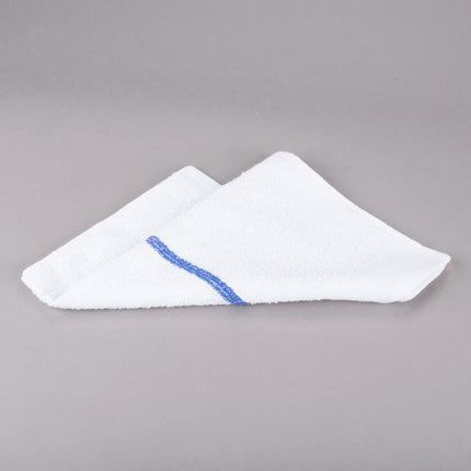 Khăn bar cotton sọc màu xanh dương trắng Chef Revival 794 g 48,3 x 40,6 cm - Gói 12 cái